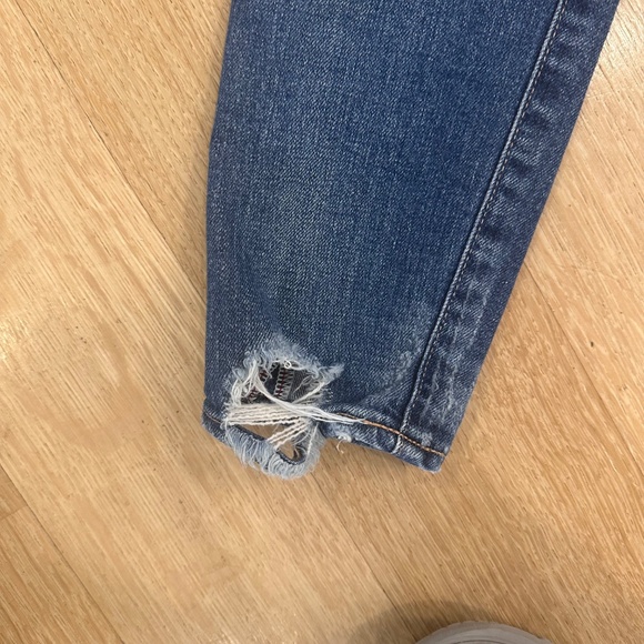 Moussy Vintage Distressed Blue Denim 24 - Picture 8 of 9